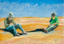 Jo Bertini, Field Notes, 2010, oil on canvas, 92 x 92 cm