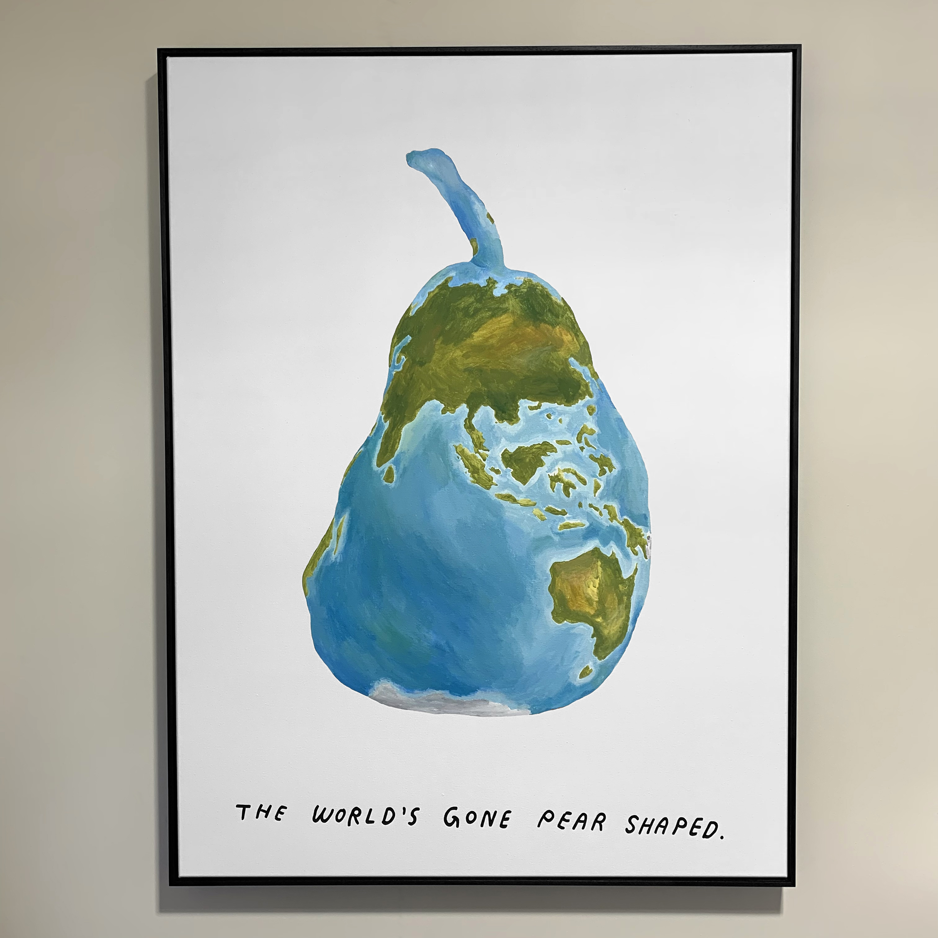 Kenny Pittock, The worlds gone pear shaped, 2022