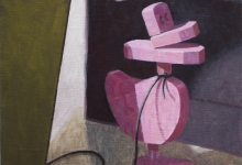 'Pink duck', oil on canvas, 35 x 46 cm, 2012