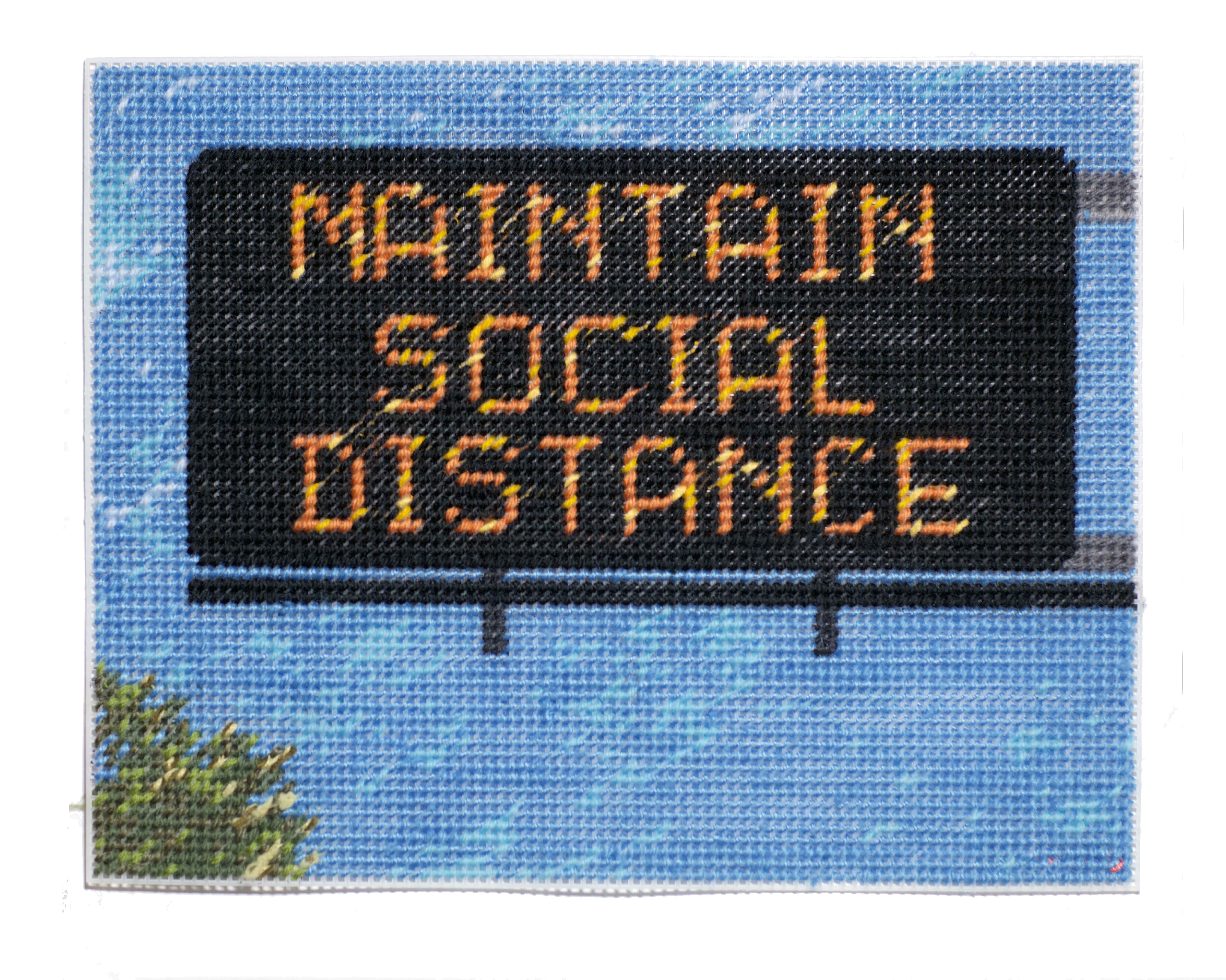 Michelle Hamer, Maintain Social Distance, 2021