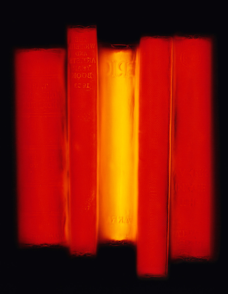 Non Fiction (Red), 2008, photogram