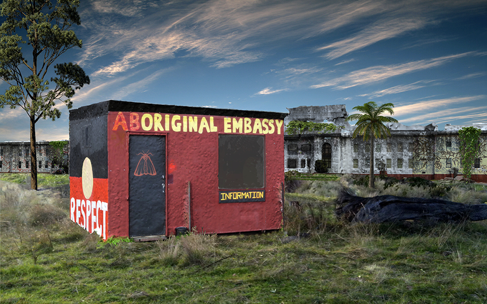 Future Photo - Aboriginal Embassy, 2017 <br/>lightjet photograph, 24 x 40 cm